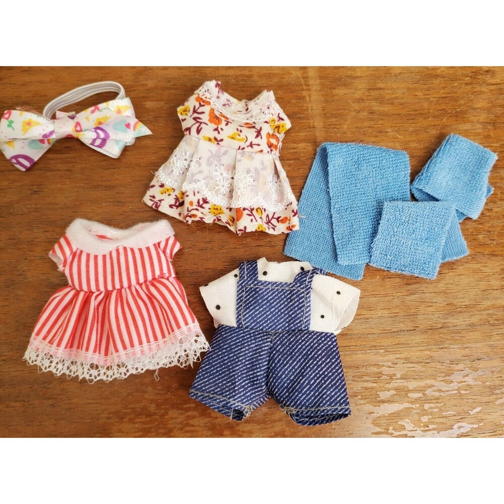 Outfit Clothing Lot 3 for Calico Critters Sylvan Families 5" Doll Clothes Towels